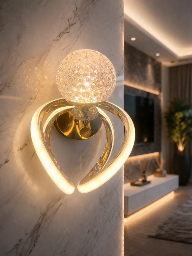 Heart Shape LED Wall Light