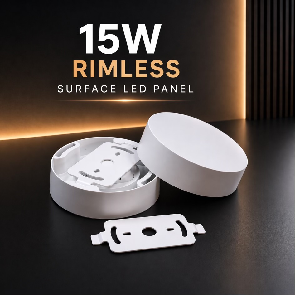 “15W Round Rimless LED Panel”