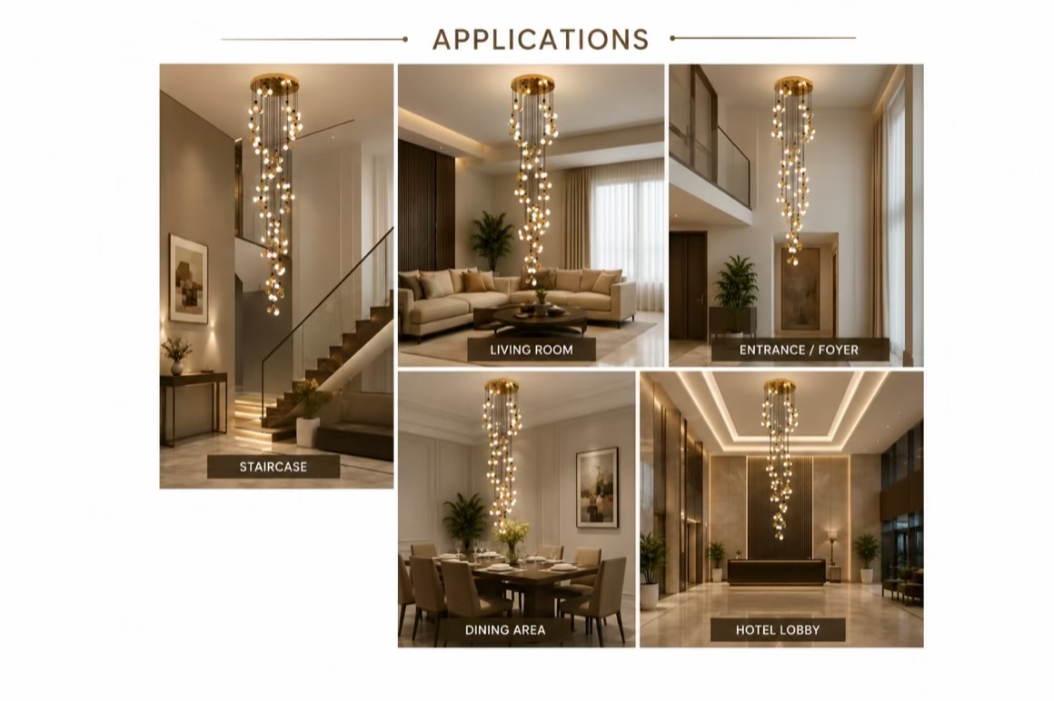 VGOLY Duplex LED Chandelier