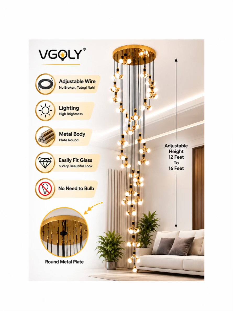 VGOLY Duplex LED Chandelier