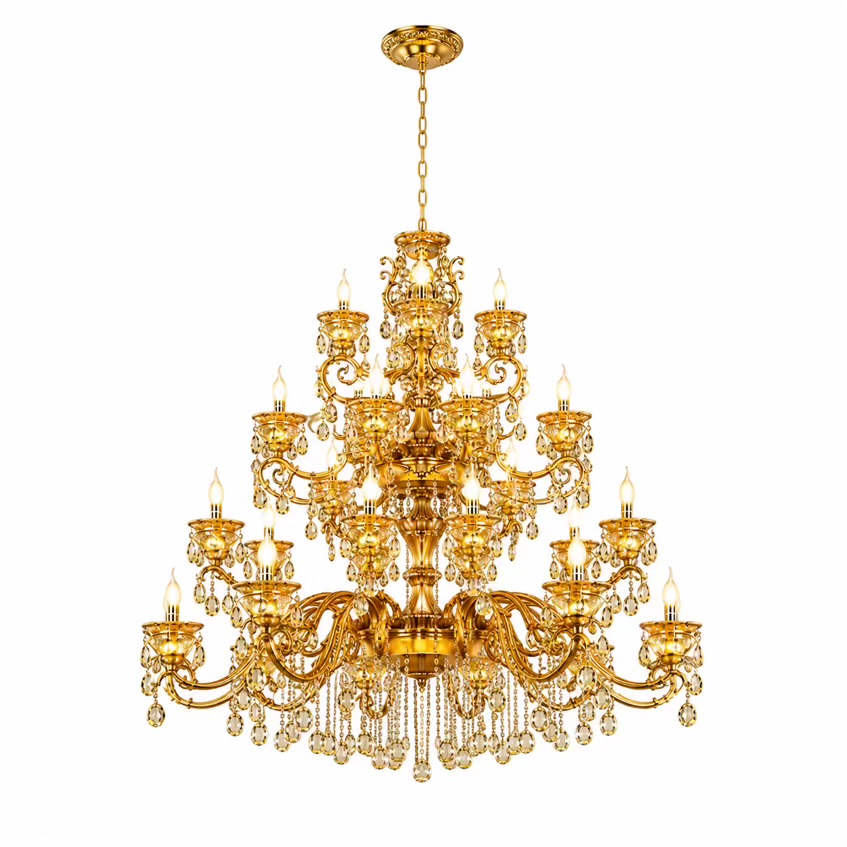 Italian Duplex Chandelier 12+8+4