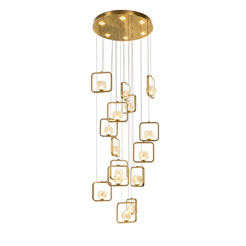 VGOLY Duplex Cascade Chandelier