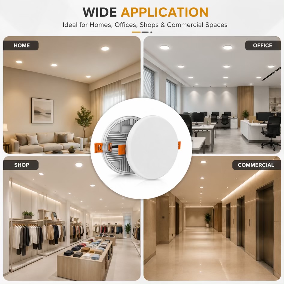“15W Slim Adjustable LED Panel – Round”