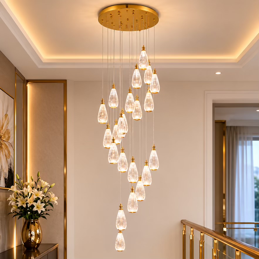Vgoly Duplex Crystal Chandelier