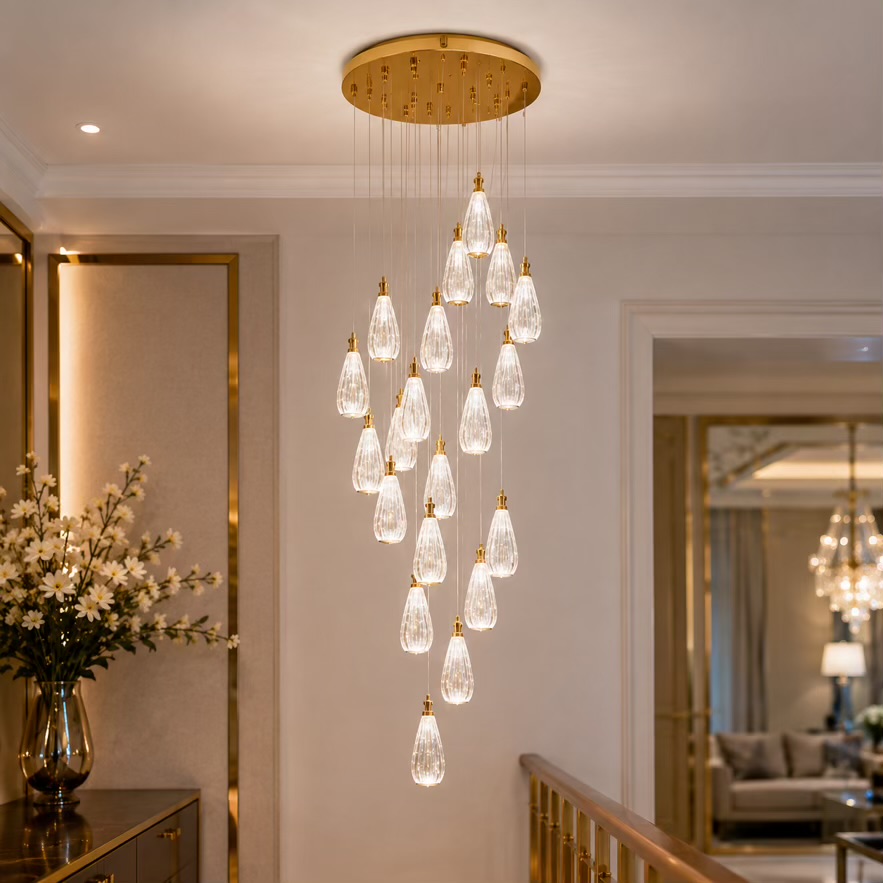 Vgoly Duplex Crystal Chandelier