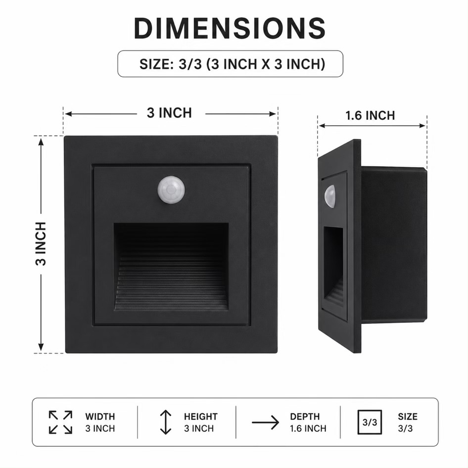 VGOLY 3W Sensor Foot Light