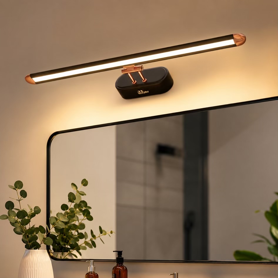 Black 3 Step Picture Mirror Light