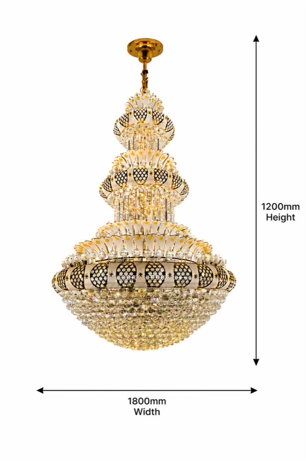 VGOLY Grand Crystal Chandelier