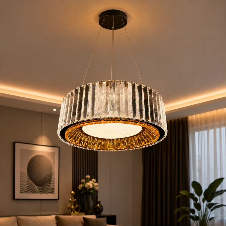VGOLY Crystal Ring Chandelier