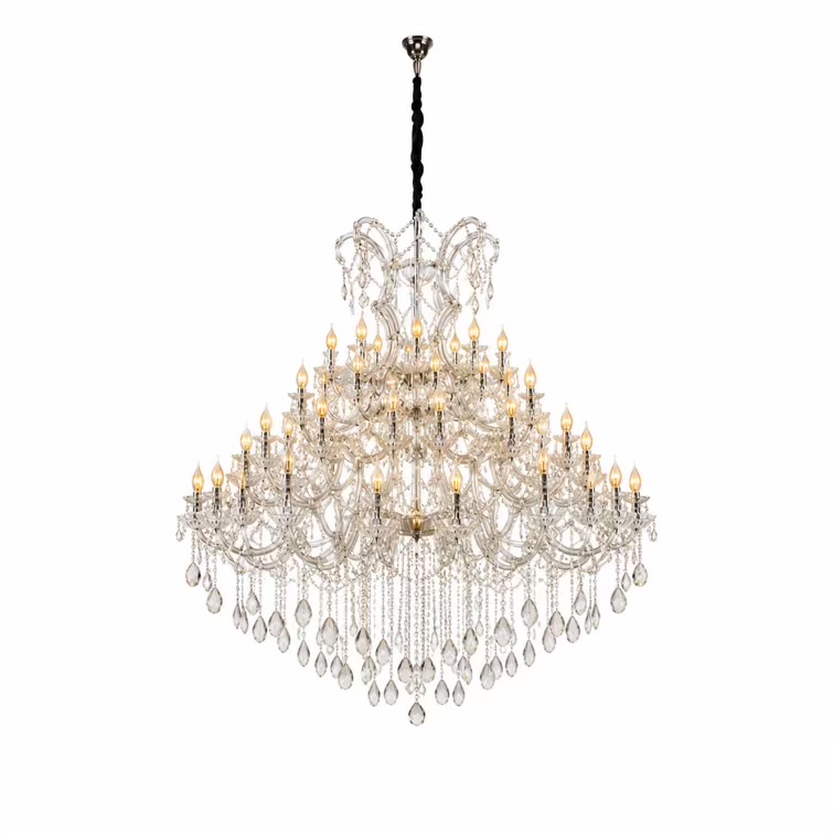 VGOLY 48 Light Crystal Duplex Chandelier