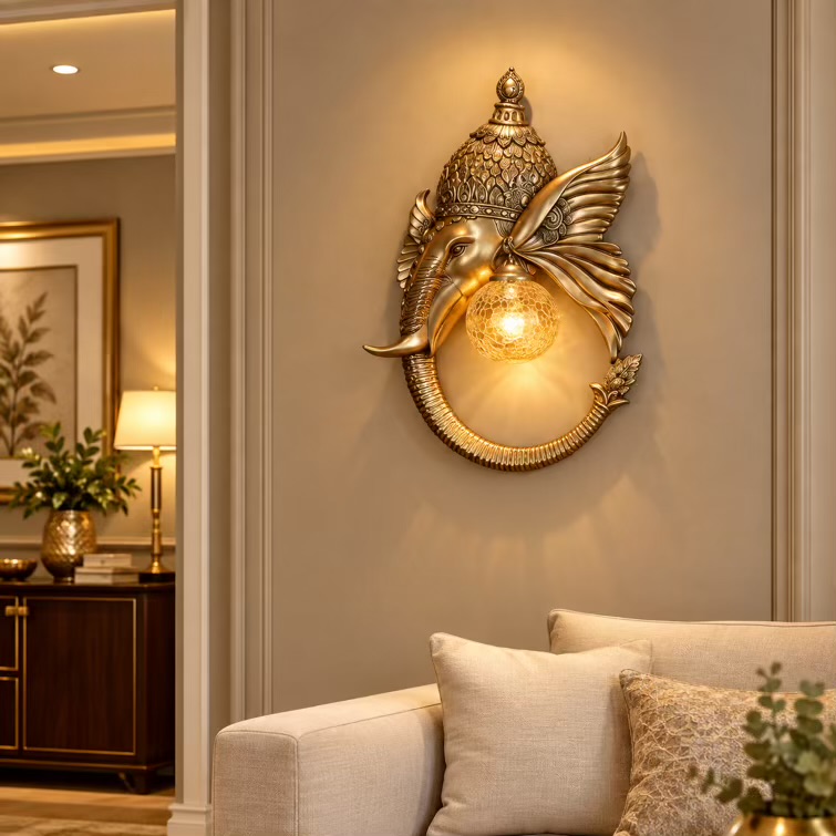 VGOLY Ganesha Decorative Wall Light