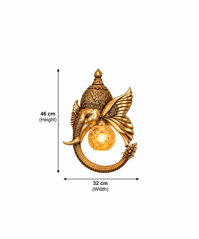 VGOLY Ganesha Decorative Wall Light