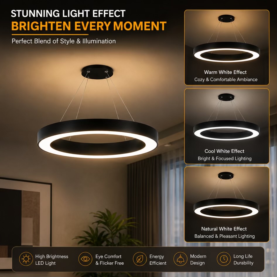 LED Hanging Light For Office & Gym