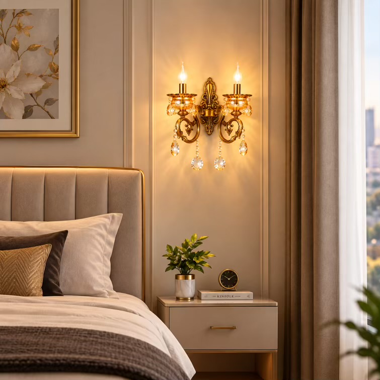 Antique Style Double Wall Light