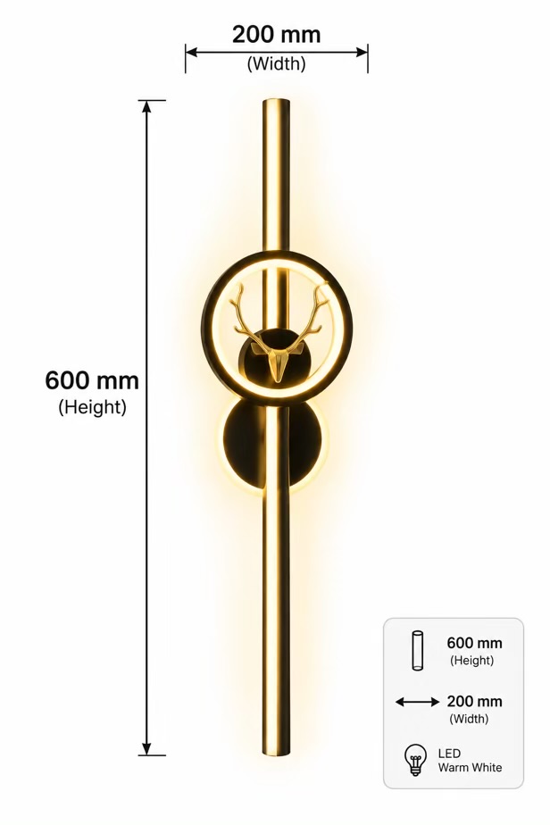 Deer Decorative LED Wall Light