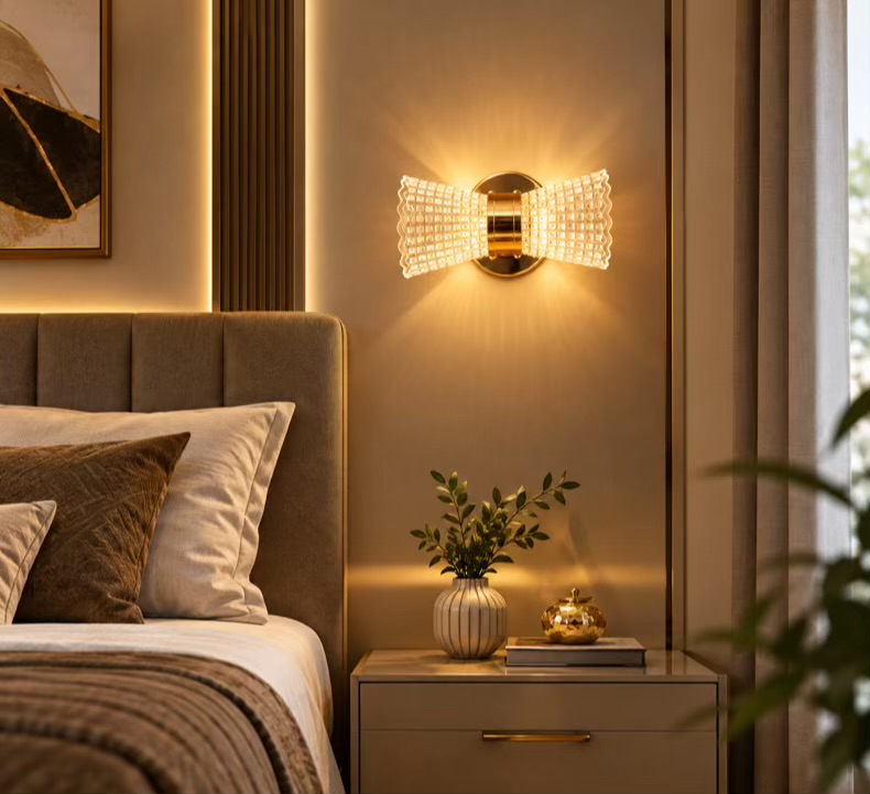“Decorative Glass Wall Light”