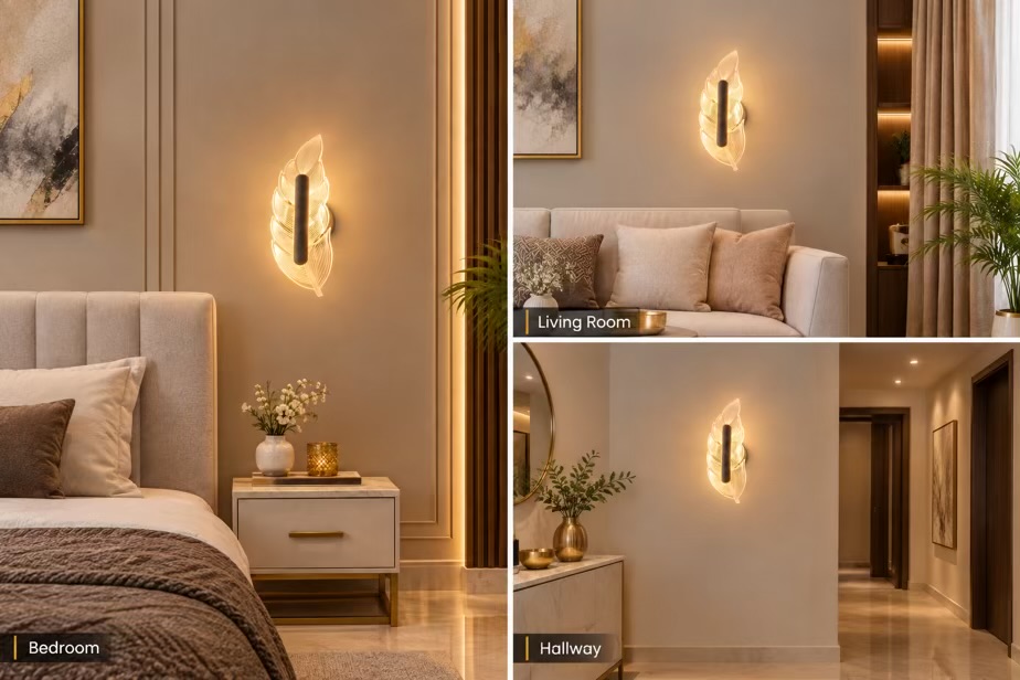 Leaf Design Decorative Wall Light”