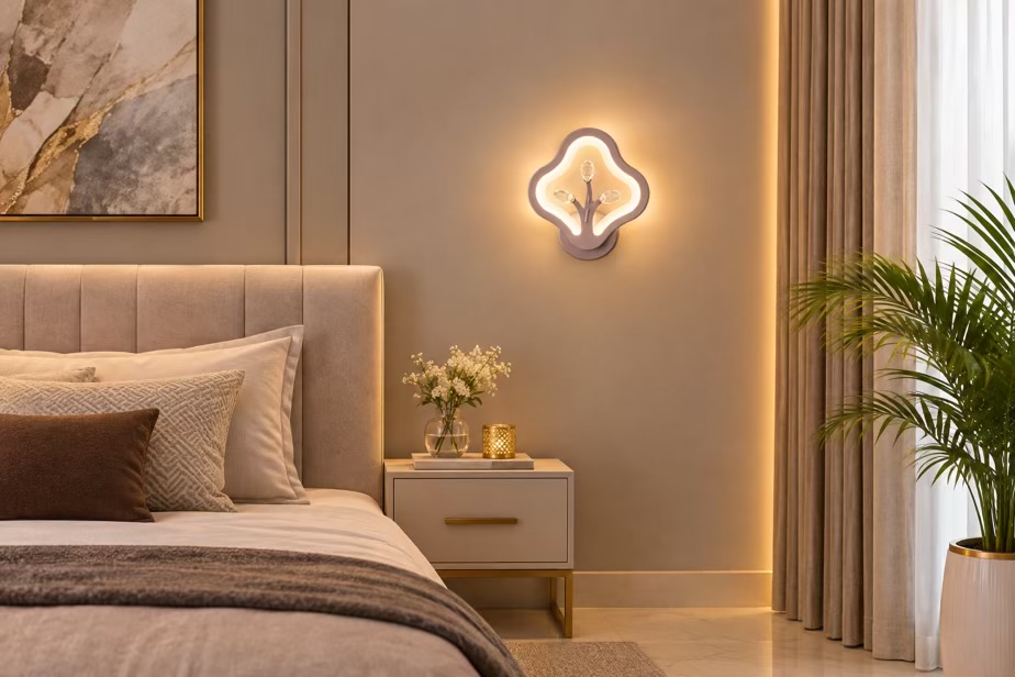 Rose Gold Decorative LED Wall Light