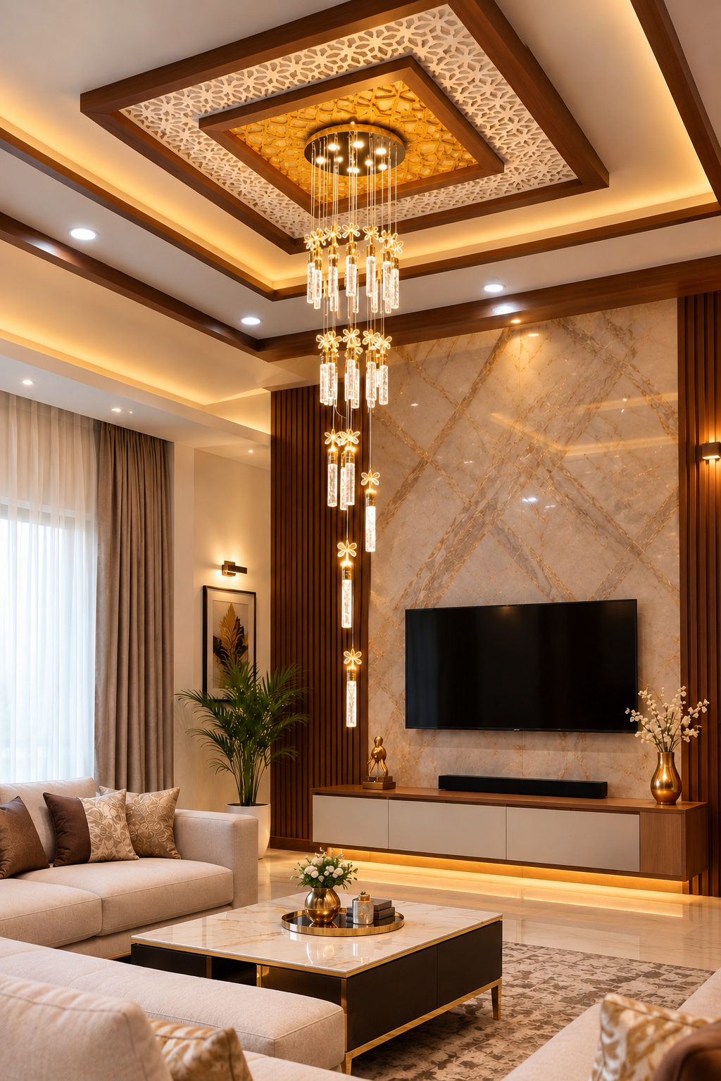 28 Gel DUPLEXX LED Chandelier – Double Layer